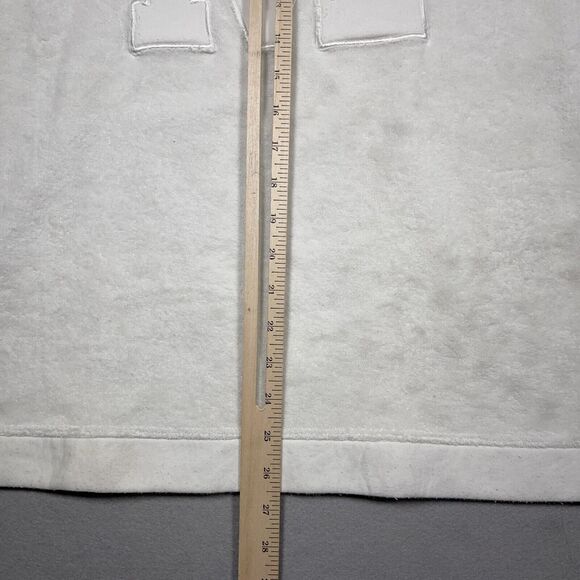 Vintage Disney Sweatshirt Women Large Fleece White BIG‎ M Mickey - Picture 7 of 13